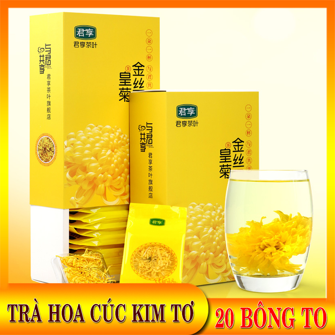 [HCM]Trà Bông Cúc Kim Tơ - Trà Hoa Cúc - Bông Cúc Sấy Khô - Trà Cúc Giải Nhiệt - Không Phải Đồ Ăn Vặt Nội Địa Trung