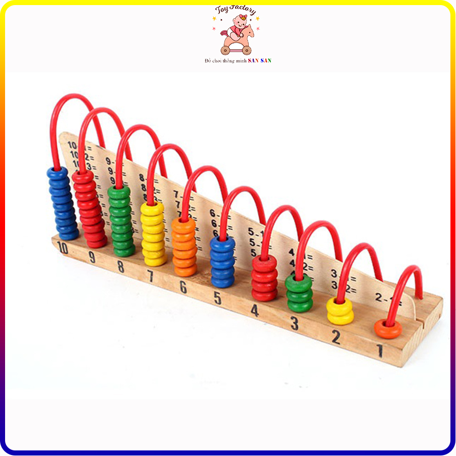 Bảng tính cầu vồng - Đồ chơi gỗ