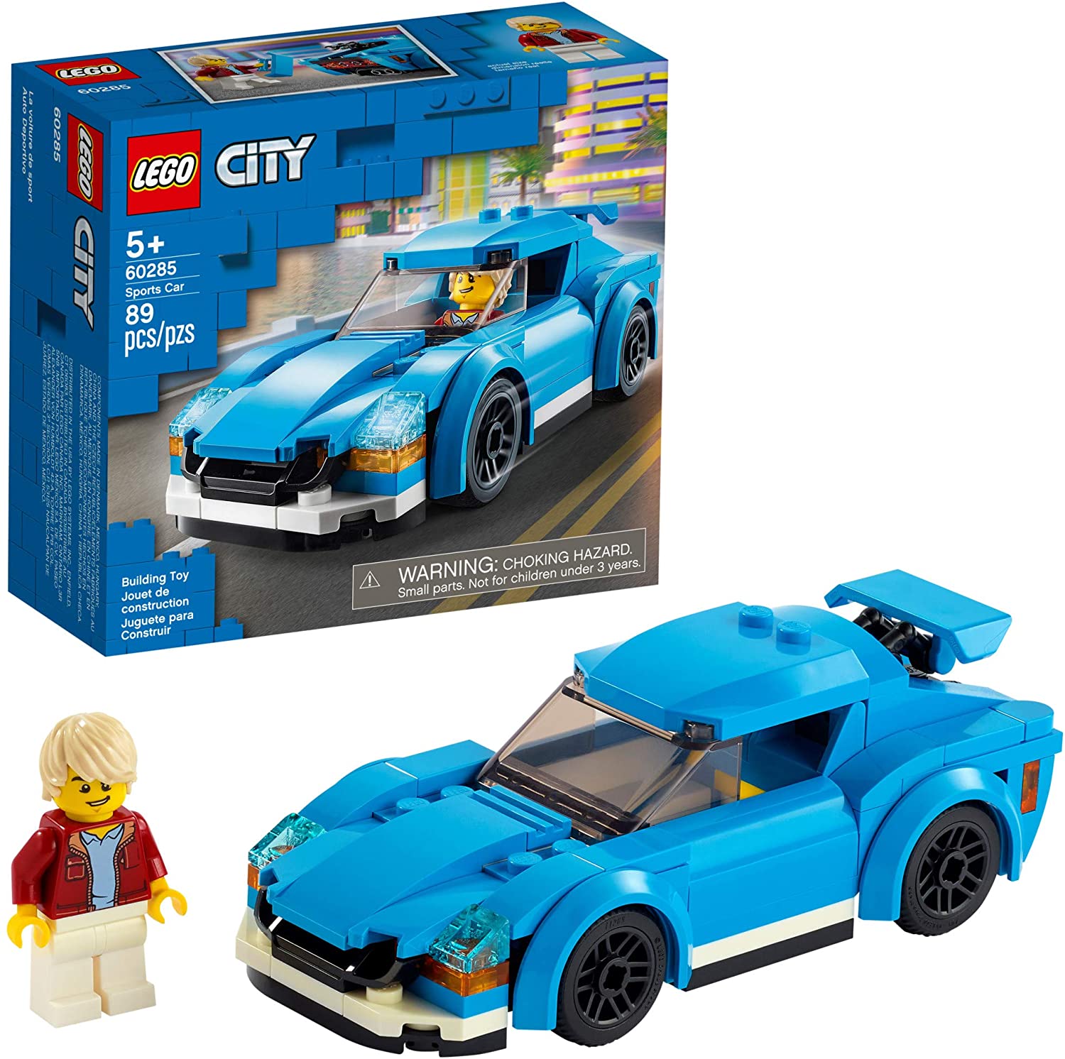 Lịch Sử Giá Bộ Lắp Ráp Lego City Sports Car 60285; Bộ Đồ Chơi Trẻ Em Mới  2021 Cập Nhật 7/2023 - Beecost