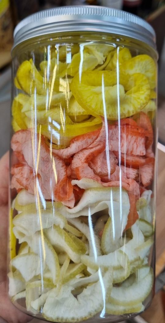 Vỏ bưởi sấy dẻo hàng xuất khẩu mix 3 loại đủ vị thơm ngon