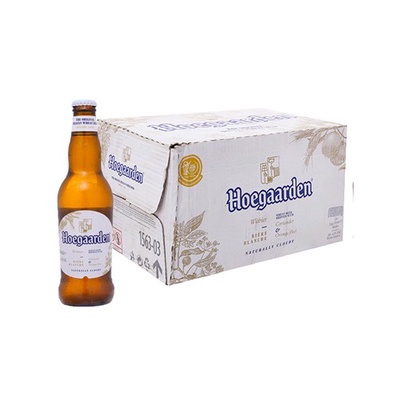 Bia hoegaarden white thùng 24 chai 330ml - bia bỉ lúa mỳ