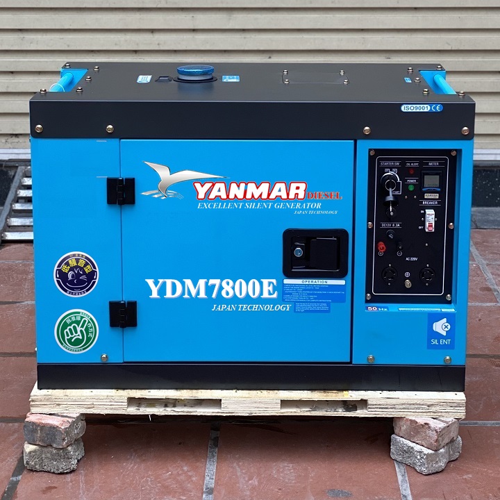 Máy phát điện chạy dầu 6kw yanmar ydm7800e