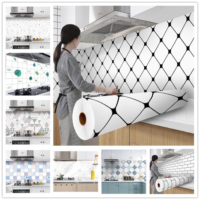 Decal dán bếp VÂN ĐÁ 3Mét x 60cm , miếng dán bếp TRÁNG NHÔM chống bắn dầu mỡ,giấy dán nhà tắm, bàn bếp chịu nhiệt