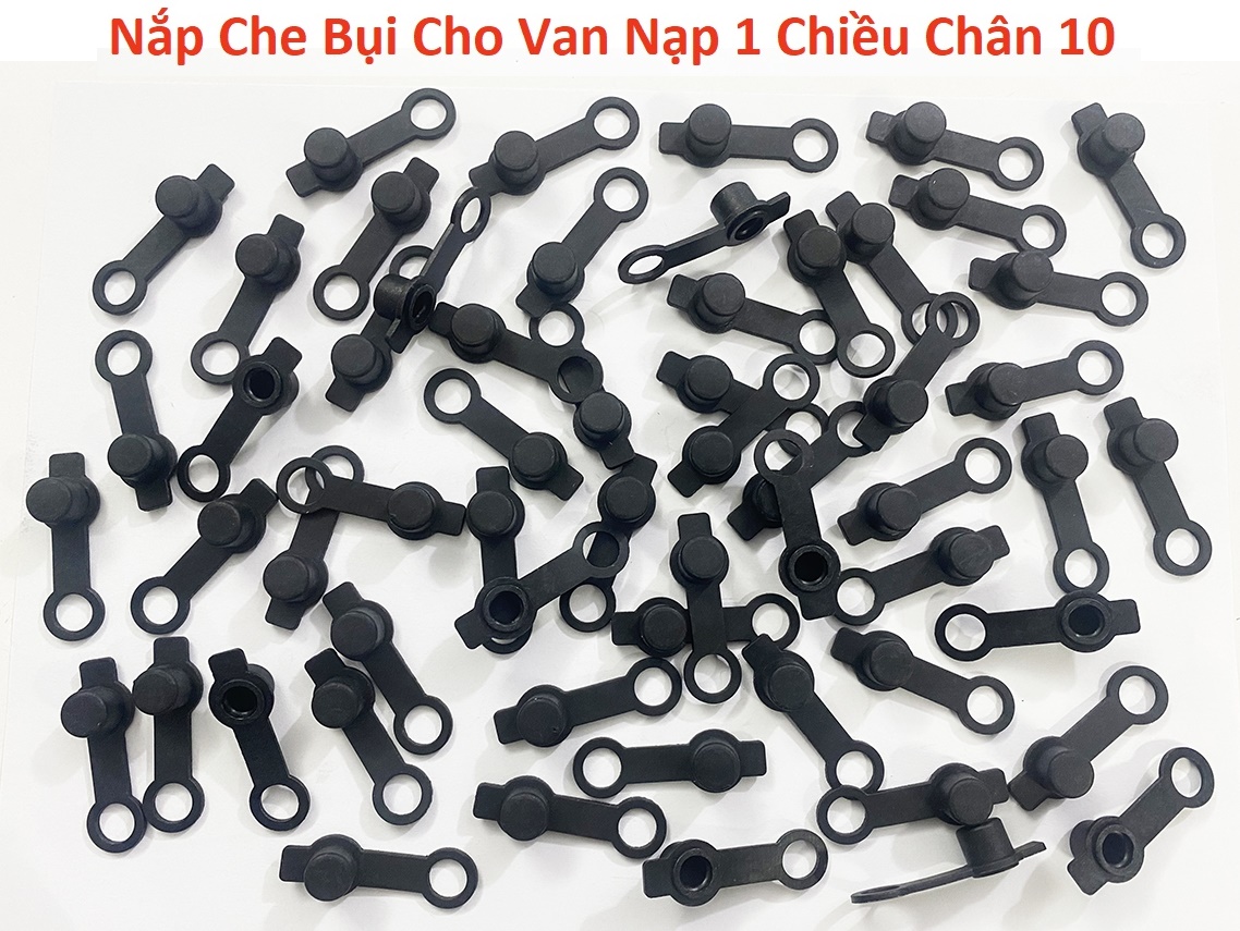 1 cái Nắp Che Bụi cho Van nạp một chiều chân 10 (Có Vòng Giữ) - Van nạp 1 chiều chân 10mm, nắp đậy, đầu bịt, cao su bịt van, đầu cao su, nắp bịt van