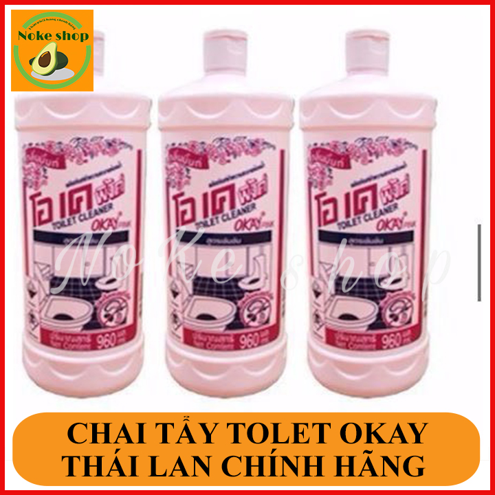 NƯỚC TẨY RỬA BỒN CẦU NHÀ VỆ SINH OKEY THÁI LAN CỰC MẠNH