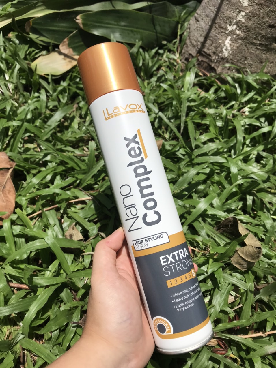 Keo Xịt Tóc  & Tạo Nếp Tóc  Tự Nhiên  NANO COMPLEX Chai 420ml