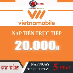 [C3TEK] Nạp tiền Vietnamobile 20K (Nạp Trực Tiếp Vào Thuê Bao) - có nhận KM nhà mạng