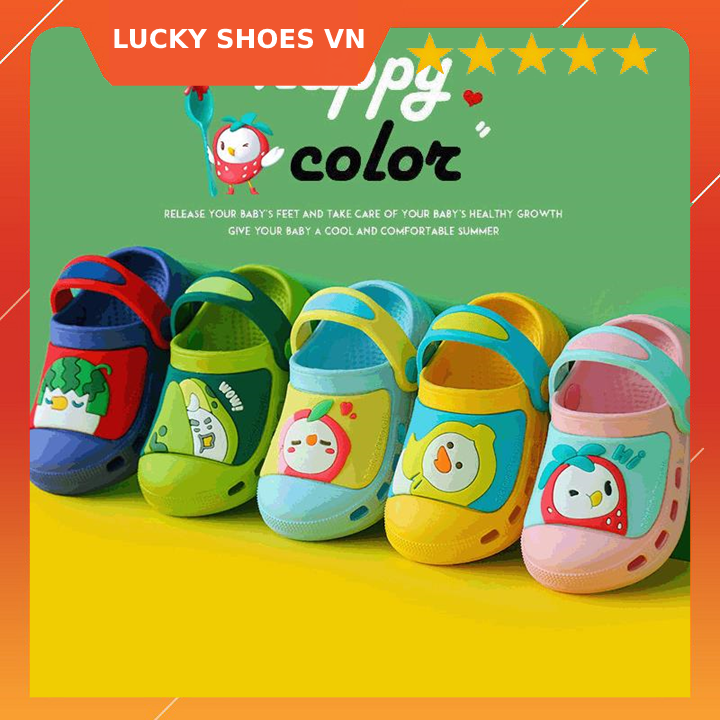 GIÀY DÉP TRẺ EM CHEERFUL MARIO dép cho bé gái và dép cho bé trai [H5] Mẫu dép HOT 2021 LUCKY SHOES VN