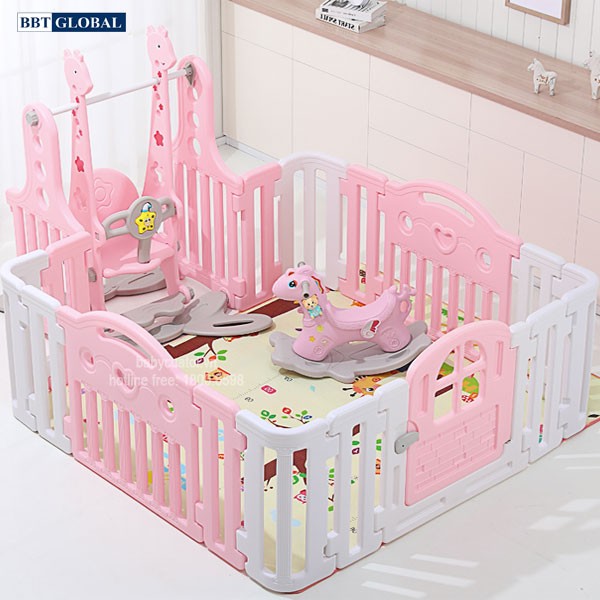 Quây bóng kèm xích đu BBT Global BSL305 H - đồ chơi trẻ em, quây banh, quây bóng, nhà bóng