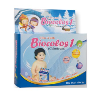 Cốm vi sinh giúp bé ăn ngon biocolos 1 hộp 20 gói