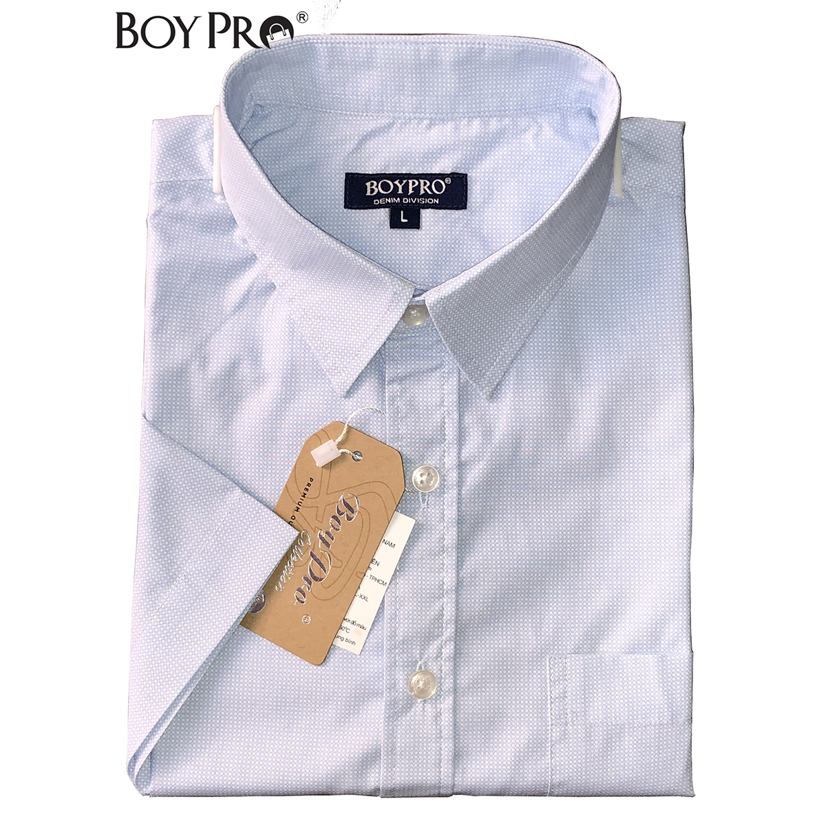 [MUA 2 GIAM 10K 3 GIAM 25K] Áo Sơ Mi Hoa Văn Vạt Ngang BP054 (Caro Xanh)