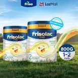 Combo 2 Lon Sữa Bột Frisolac Pro 2 800G cho trẻ từ 1-2 tuổi