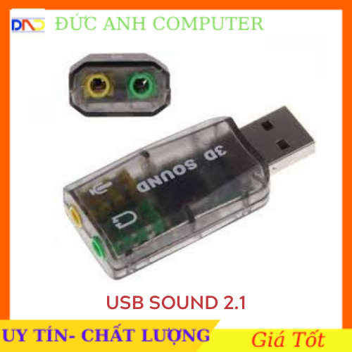 Usb ra sound 2 lỗ chuẩn 2-1 âm thanh 3d sản phẩm tốt chất lượng cao cam kết hàng giống mô tả