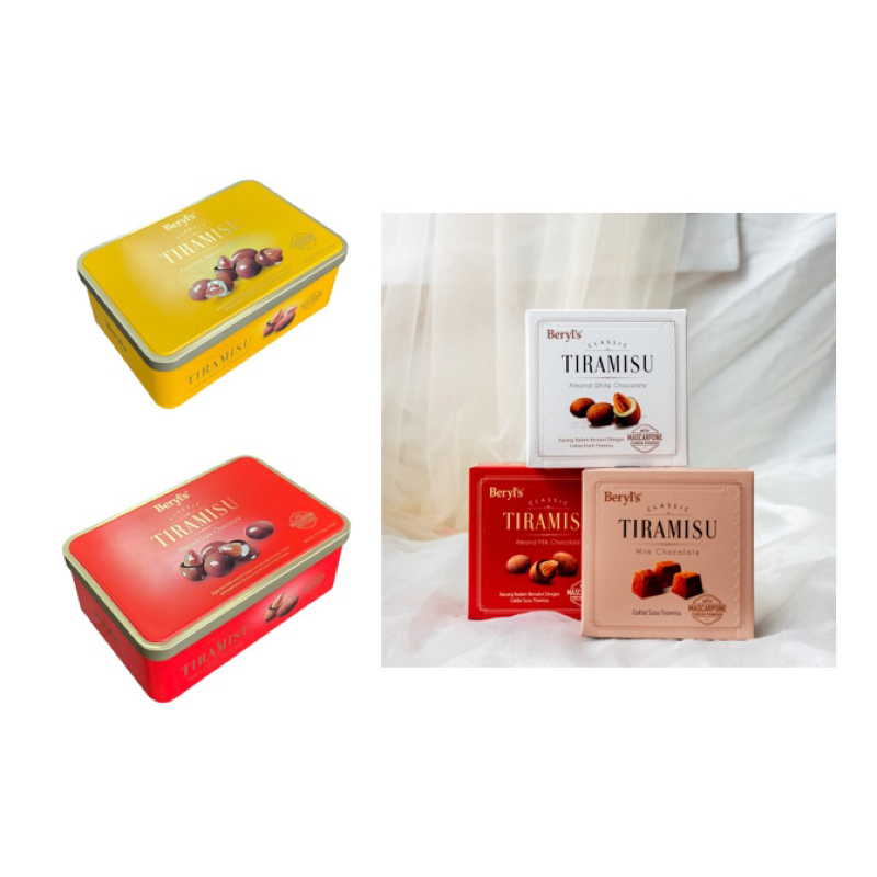 Socola hạnh nhân tiramisu beryl's malaysia 65g 135g 100g 180g -socola sữa / trắng / đen/ trà xanh