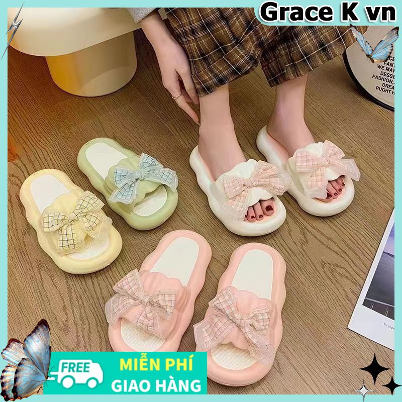 Dép Lê Dễ Thương Hoa Bướm Mùa Hè Mẫu Mới Dép Chống Thấm Học Sinh Nữ