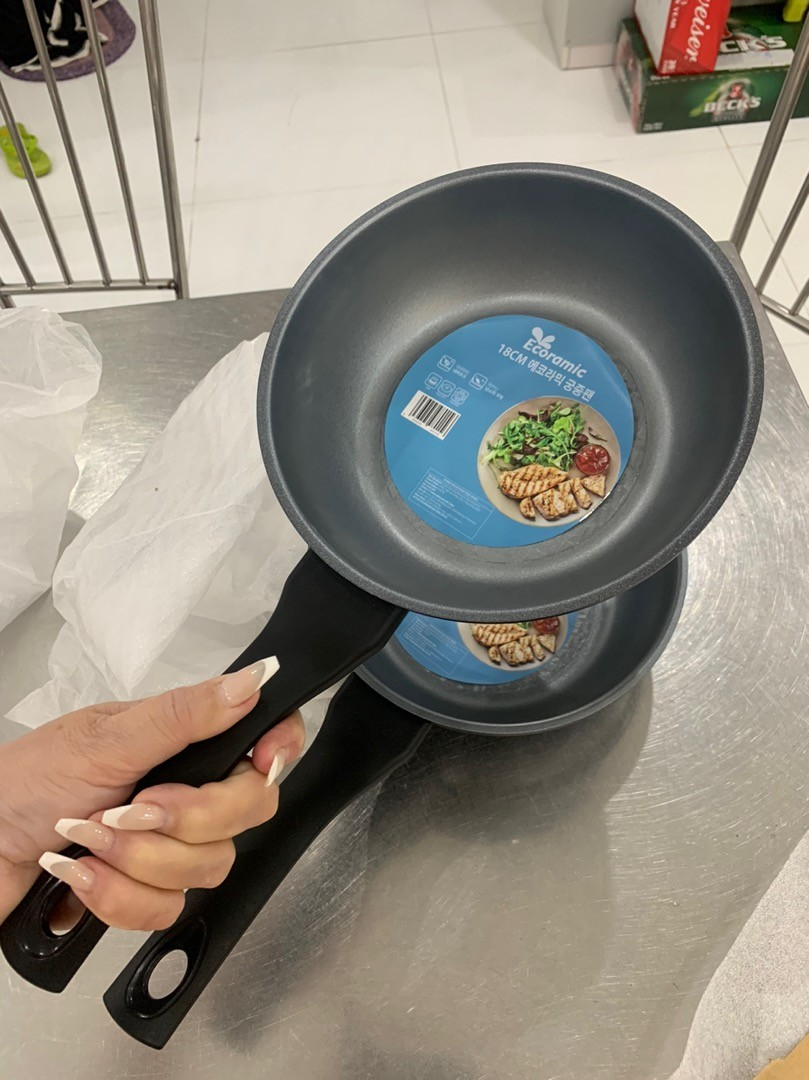Chảo Sâu Lòng 18cm Không Từ Ecoramic