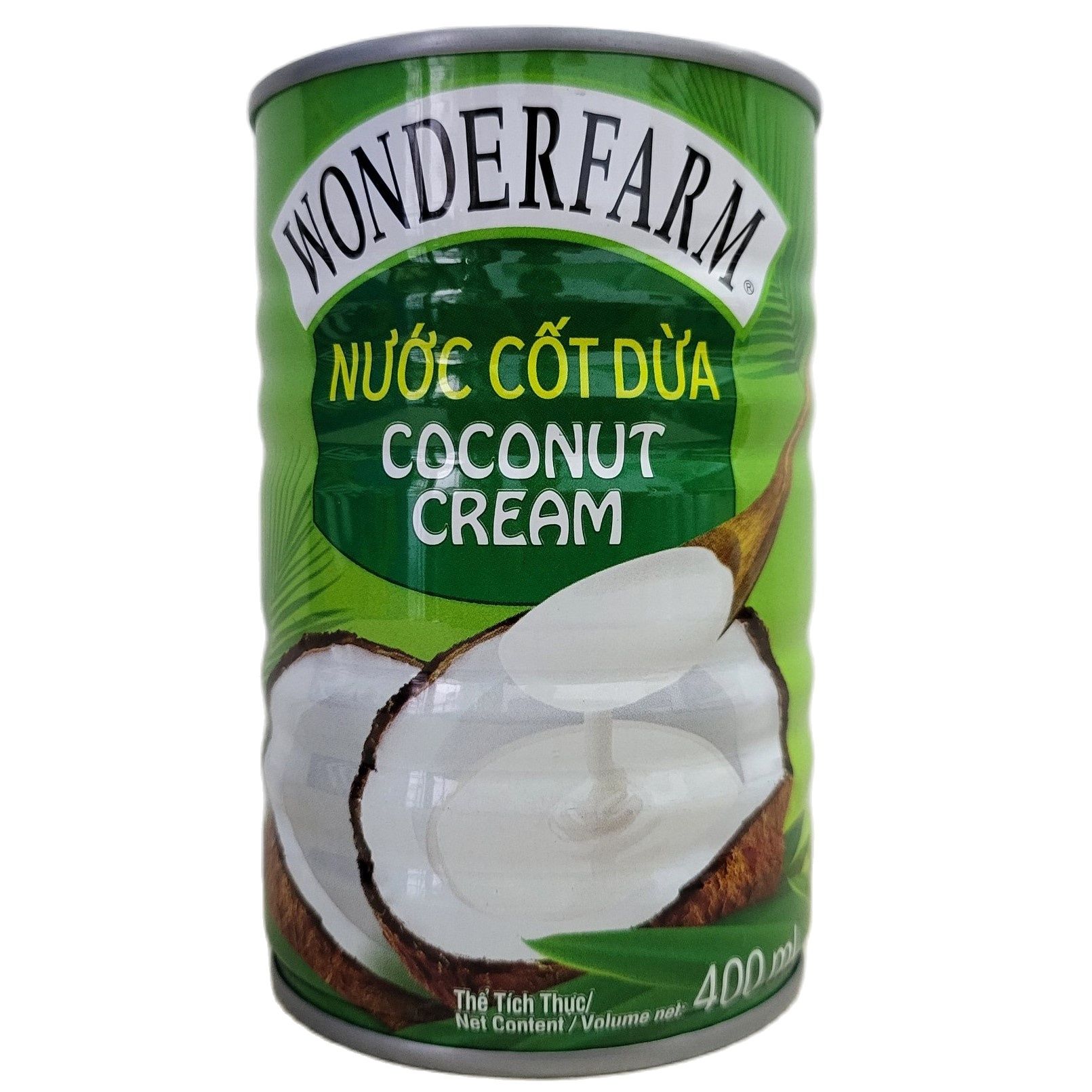 WONDERFARM (Lon 400ml) NƯỚC CỐT DỪA Coconut Cream (HALAL)