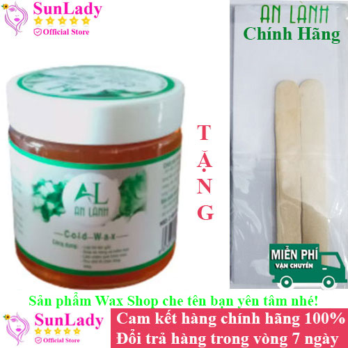 Wax lông An Lành  - Wax lạnh An Lành (Tặng kèm Que gạt và Giấy) - Cold wax An Lành - Keo quát lông tận gốc ( Was vùng tay , chân , nách , kín , bikini ...) - Sunlady Shop