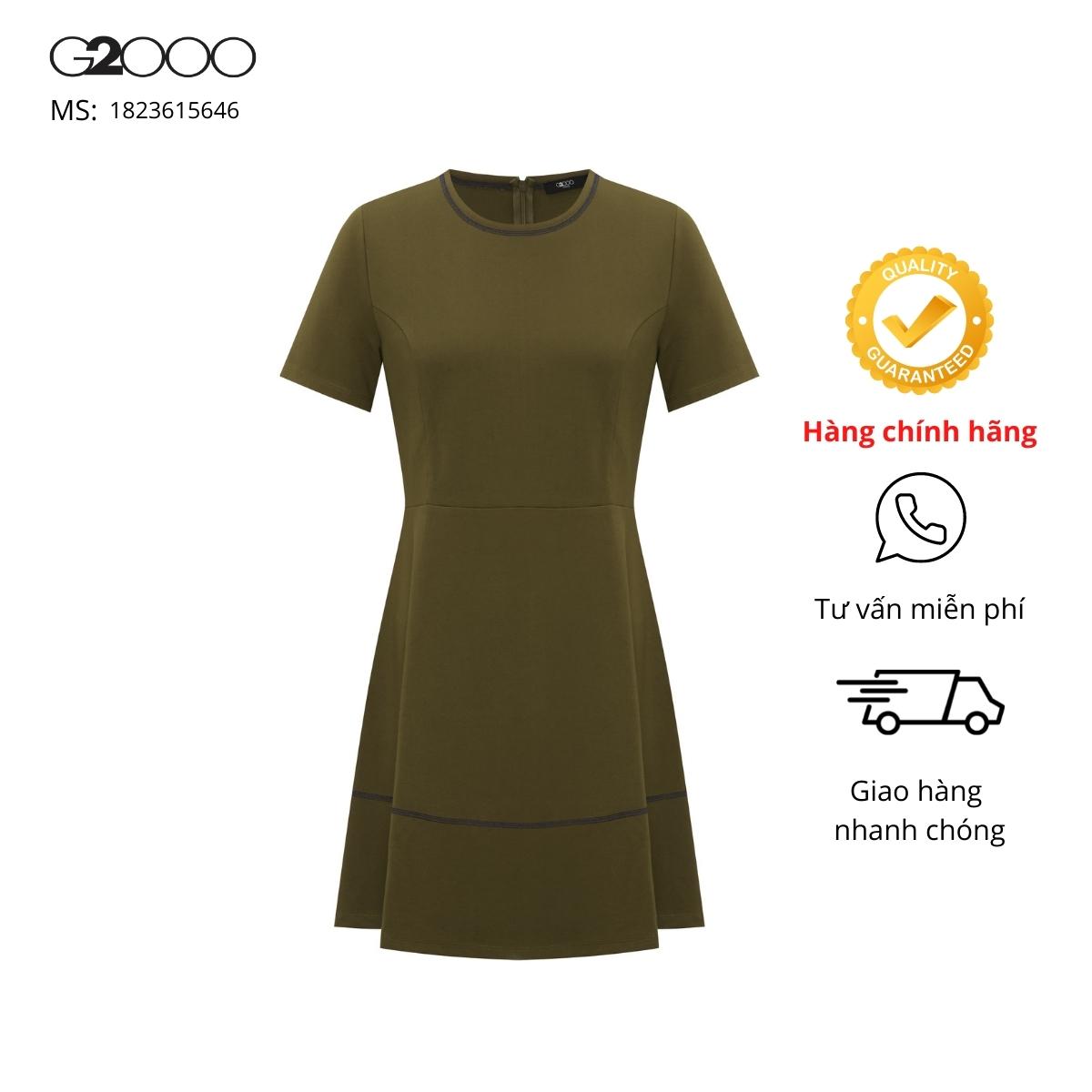 Đầm nữ g2000 màu xanh rêu