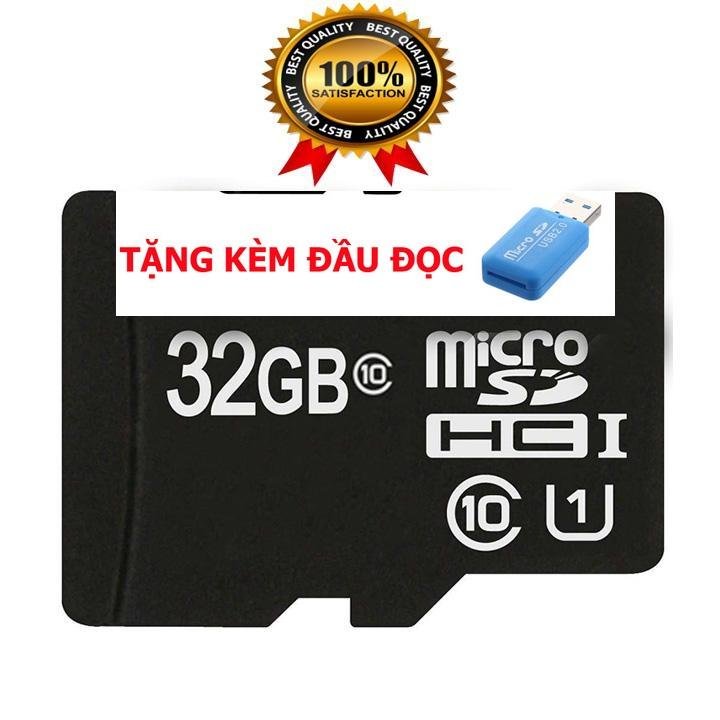 Thẻ nhớ 8/16/32/64GB Micro SD HC lưu trữ cực khủng - THẺ NHỚ CHUẨN TẶNG KÈM ĐẦU LỌC THẺ