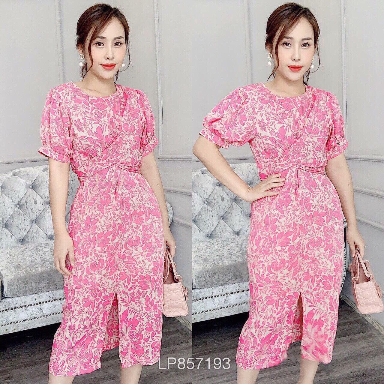 Đầm suông tay con in hoa 3D - nhẹ nhàng nữ tính cho nàng