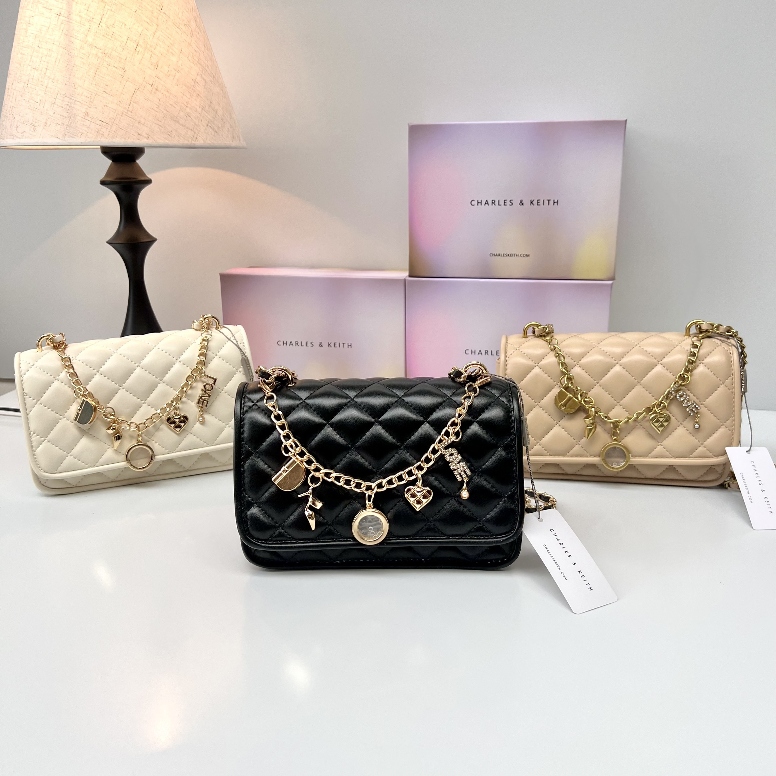 Túi kẹp nách + đeo chéo nữ size size :20cm13cm full box ck2-70840477