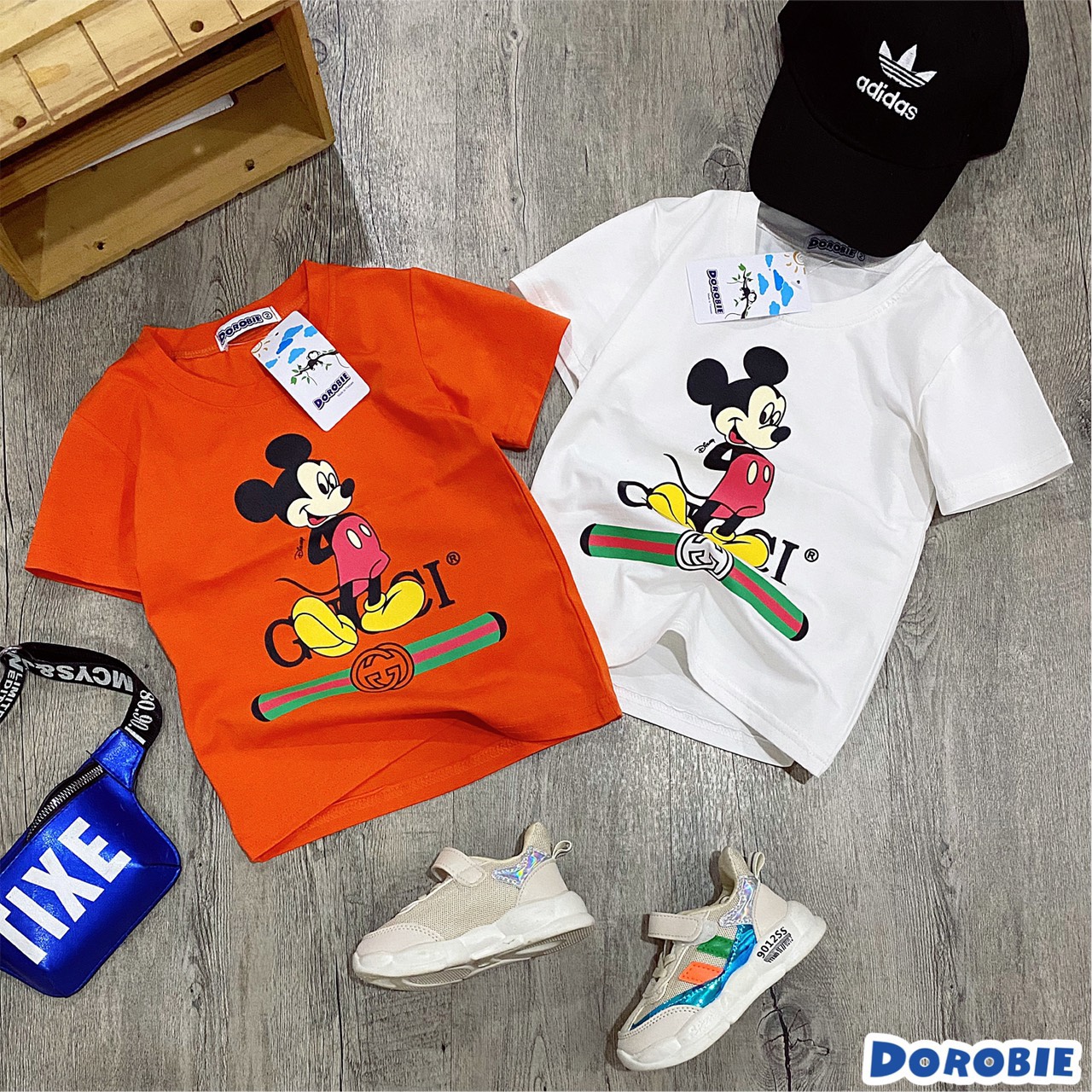 ÁO THUN CHUỘT MICKEY CHO BÉ TRAI VÀ GÁI TỪ 8-24KG * áo thun gia đình * thời trang trẻ em Sumikid * áo thun cặp * đồ đôi mẹ và bé