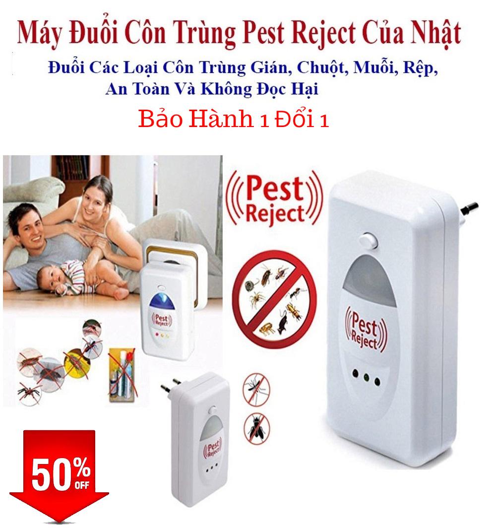 Máy đuổi động vật bằng siêu âm diệt côn trùng - Máy Đuổi Côn Trùng Pest Reiect Bằng Sóng Siêu Âm, Máy Đuổi Côn Trùng Hàng Hiệu, Rẻ Như Tặng, máy đuổi chuột công nghiệp hiệu quả cao, nhanh chóng - phân phối trên toàn quốc