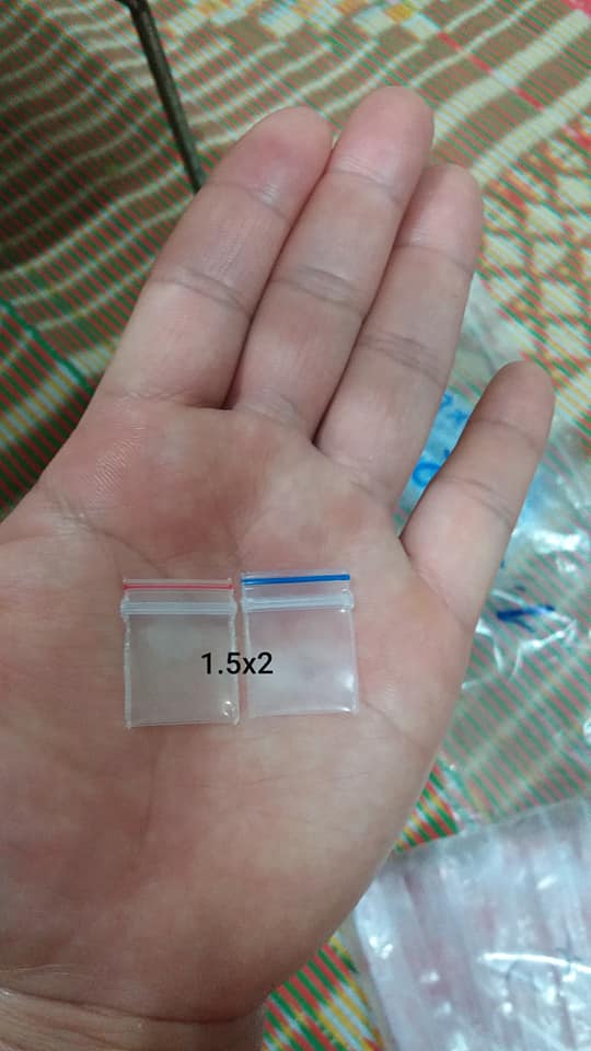 500 cái túi zip nhỏ kích thước 1.5x2