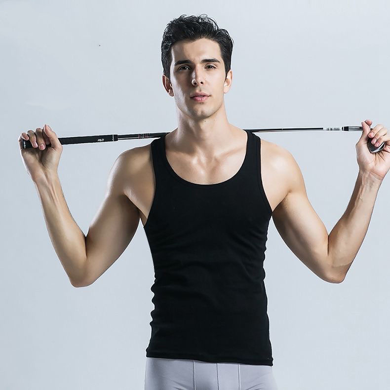 Áo thun 3 lỗ nam cổ vuông vải cotton LOẠI 1 dày loại áo ba lỗ nam mặc cực mát