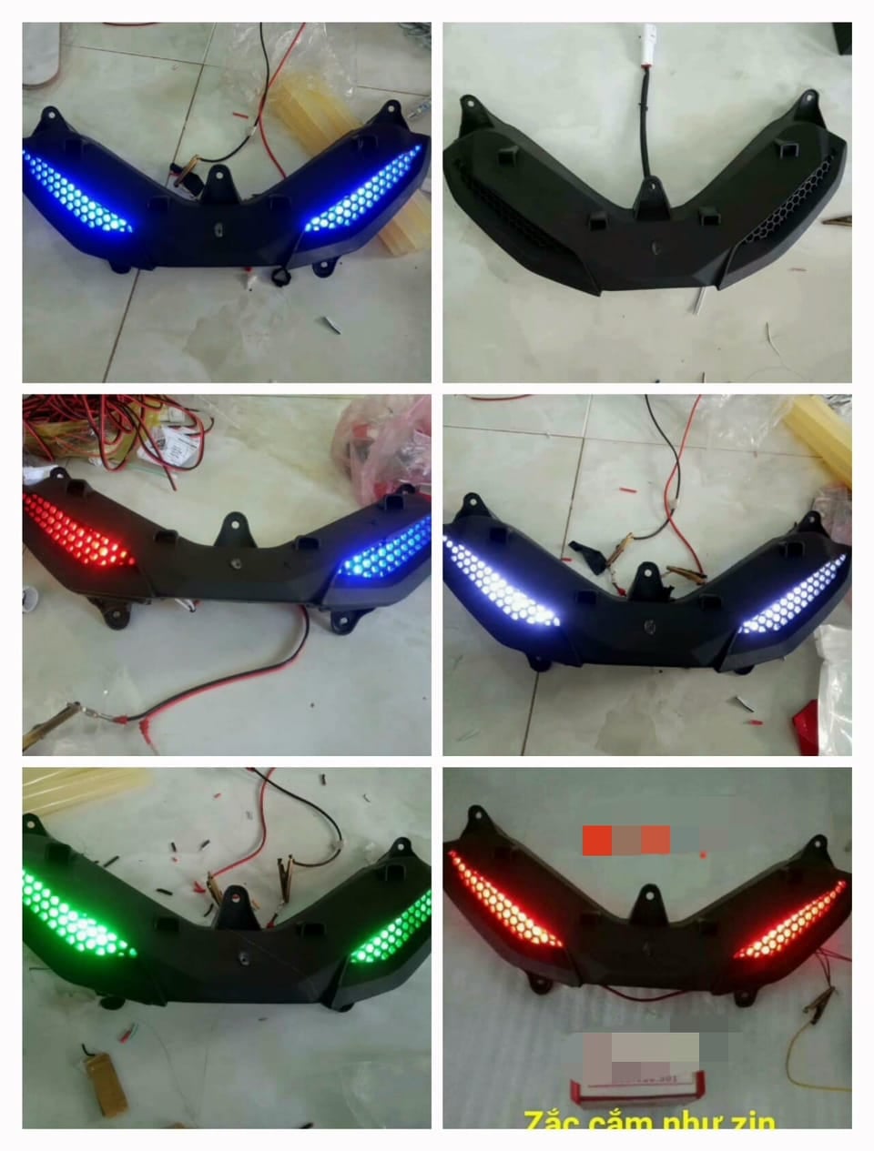 demi lưới 1 màu lăp cho xe exciter 150 rắc câm như zin