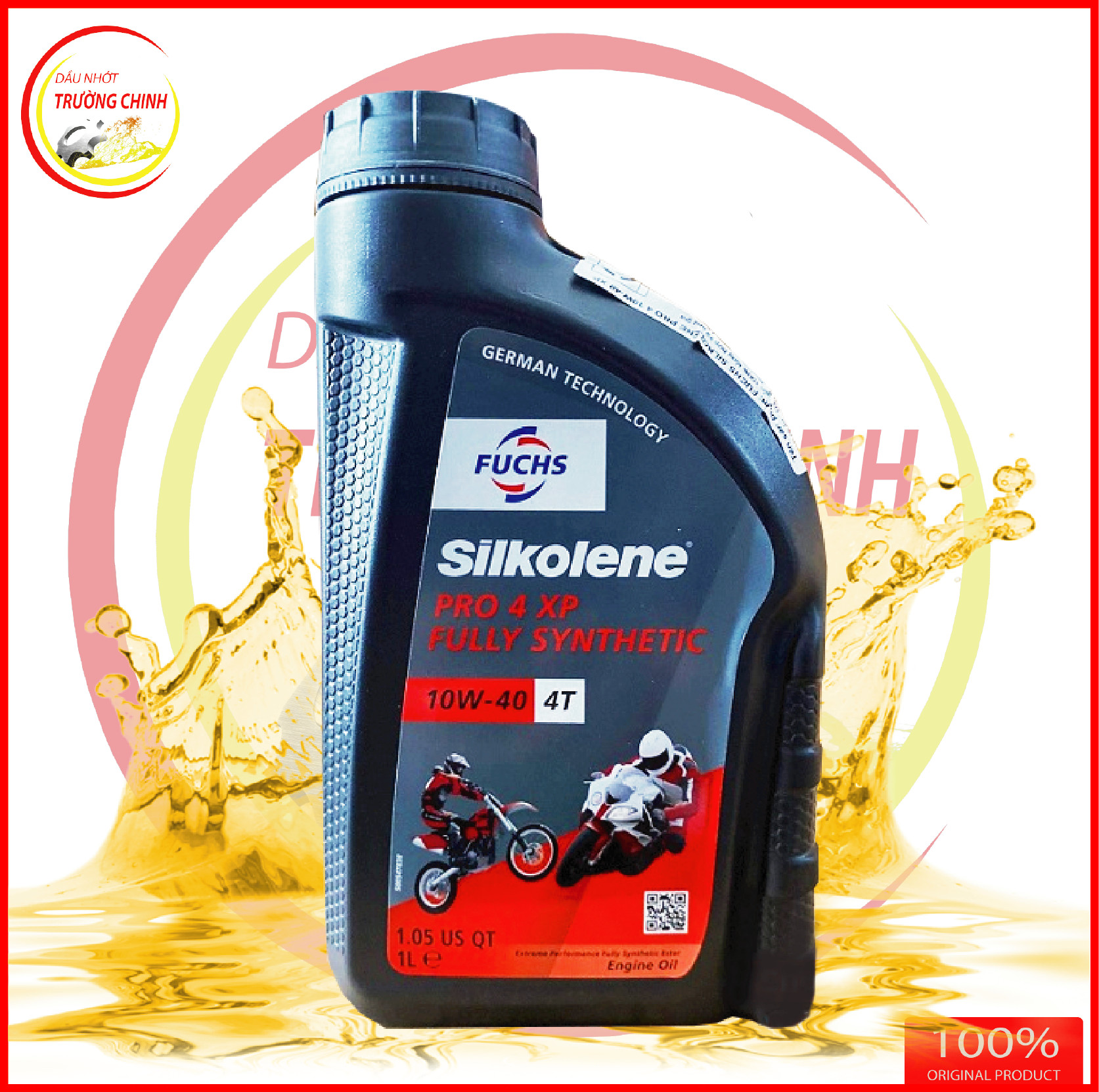 Nhớt Fuchs Silkolene Pro 4 10w40 1L mẫu mới