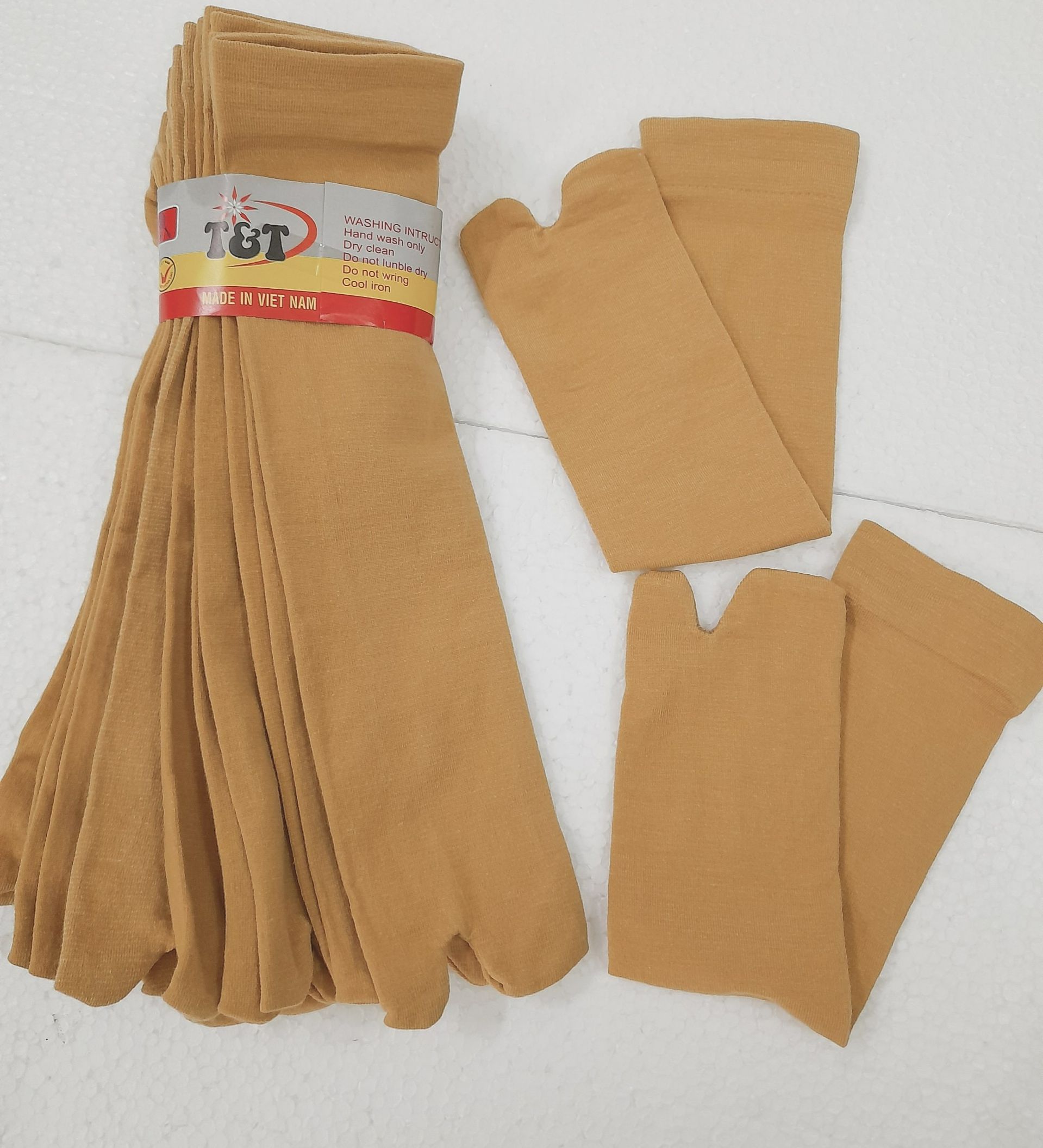 Combo 10 đôi vớ gối nữ cổ cao vớ nữ xỏ ngón t&t cổ cao vớ dầy