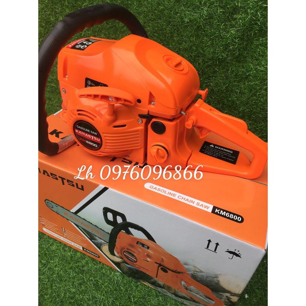 Máy cưa xich xăng kamastsu 6800