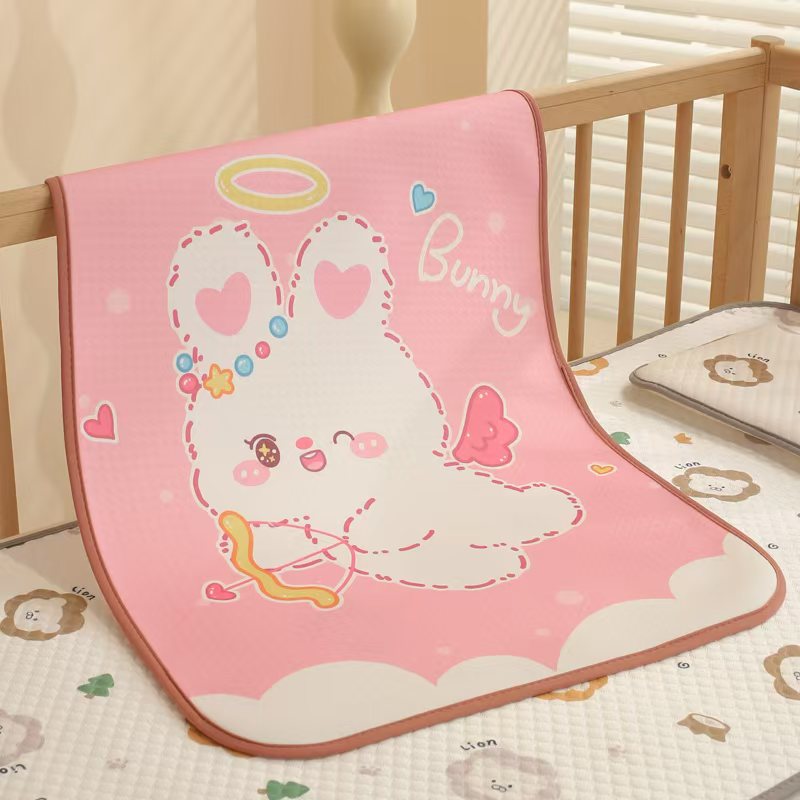 Tấm Lót Chống Thấm, Lót Điều Hòa 5D Cao Cấp KidsWorld, Êm Ái Và Thoáng Khí Cho Bé KT 50x70cm