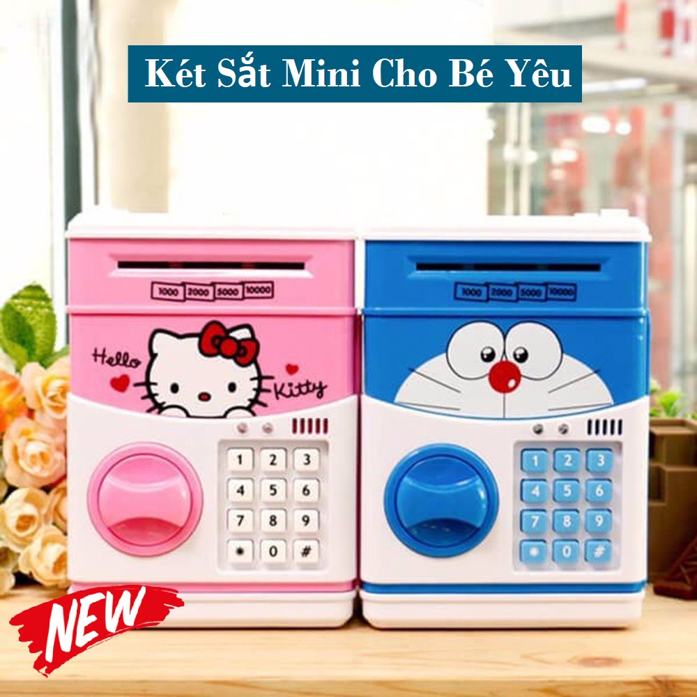 Két Sắt Mini Bao Nhiêu Tiền, Kep Sat Mini, Két Nhựa Mini Hình Ngộ Nghĩnh, Thiết Kế Khóa Số An Toàn, Dùng Pin 3A Dễ Thay Thế, Món Quà Tiết Kiệm Ý Nghĩa Cho Bé.