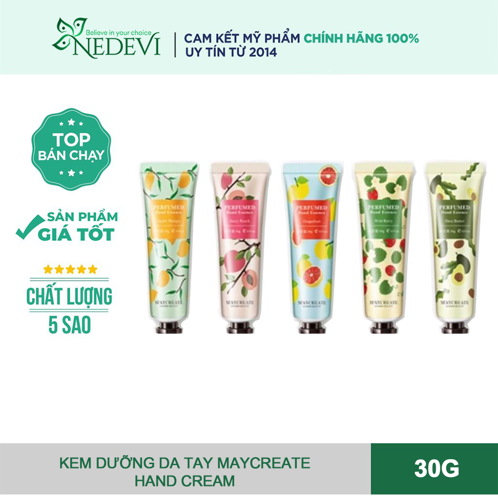 Kem Dưỡng Da Tay Maycreate Hand Cream Chính Hãng Dưỡng Da Mềm Mịn - Kem Tay Maycreate Hand Cream