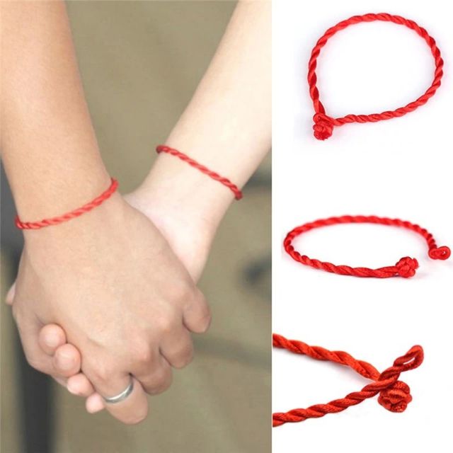 Dây chỉ đỏ may mắn