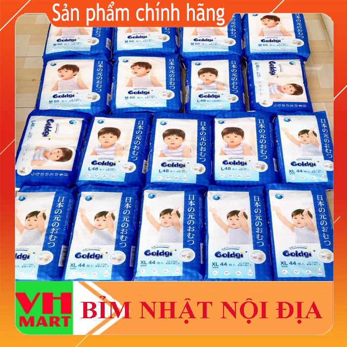 Bỉm Goldgi Nội địa Nhật Bản cho bé Tã quần đủ size M60/ L48/ XL44