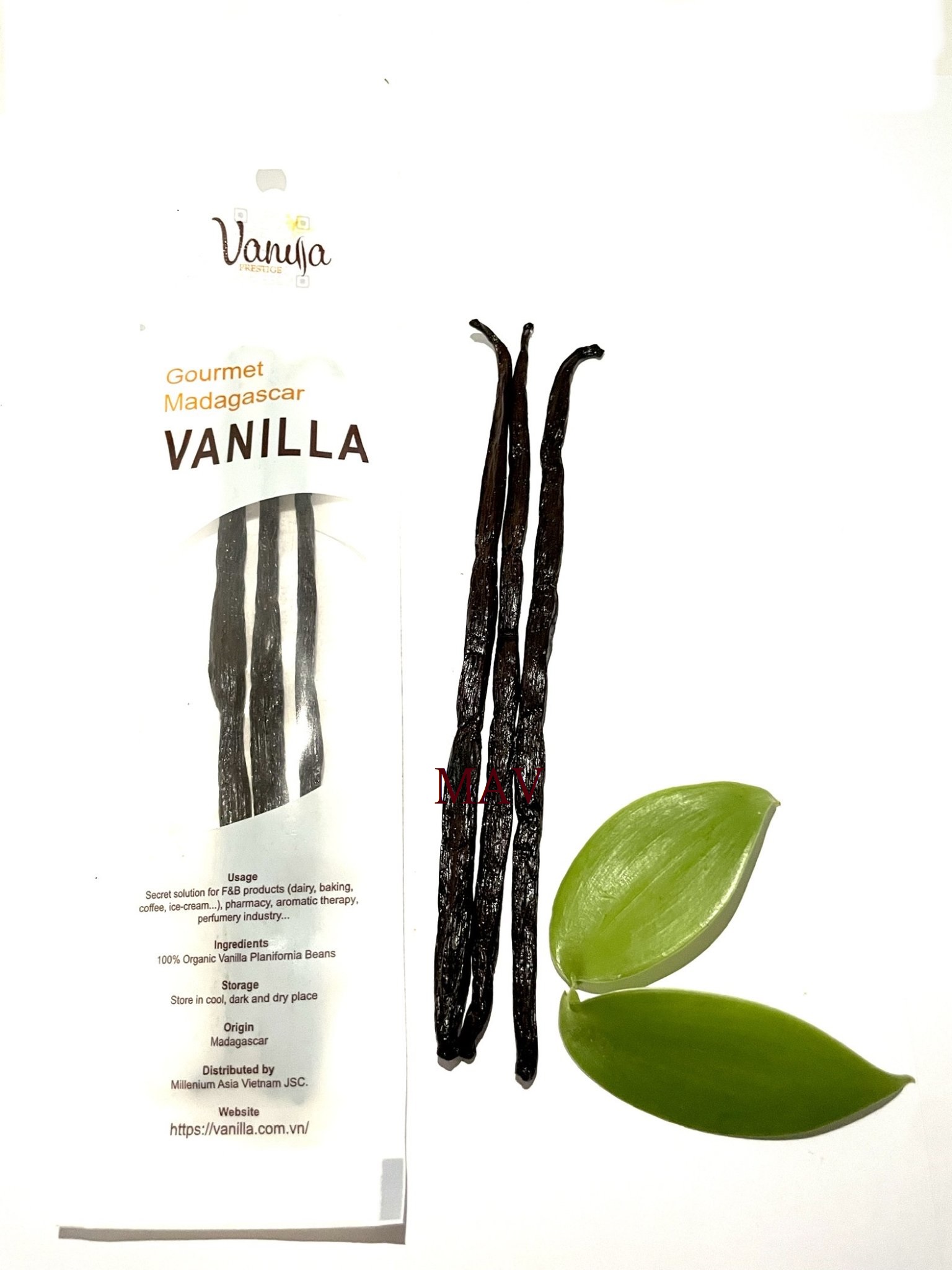 Quả Vanilla Madagascar Thượng hạng SET 10 GRAMS