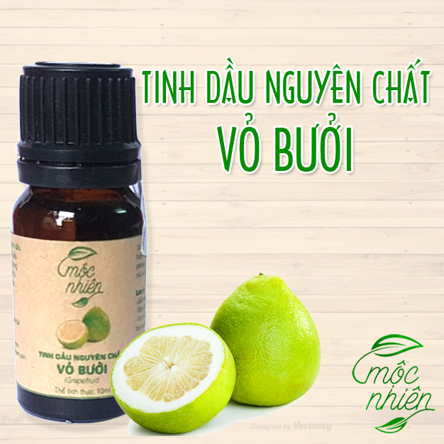 Tinh dầu vỏ bưởi mộc nhiên nguyên chất 100%