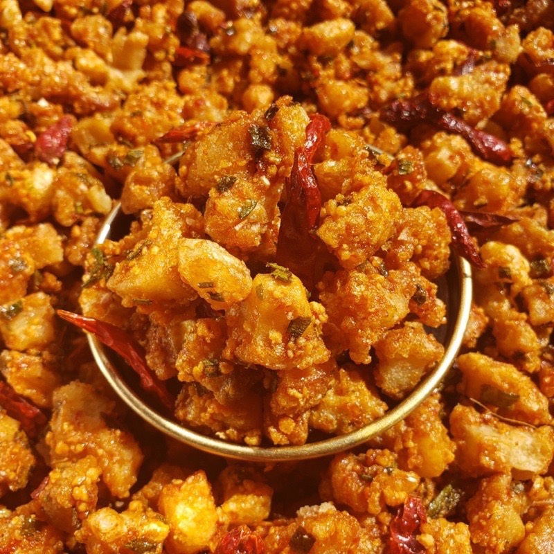 Hũ 300gr Tóp mỡ chiên giòn xóc tỏi ớt