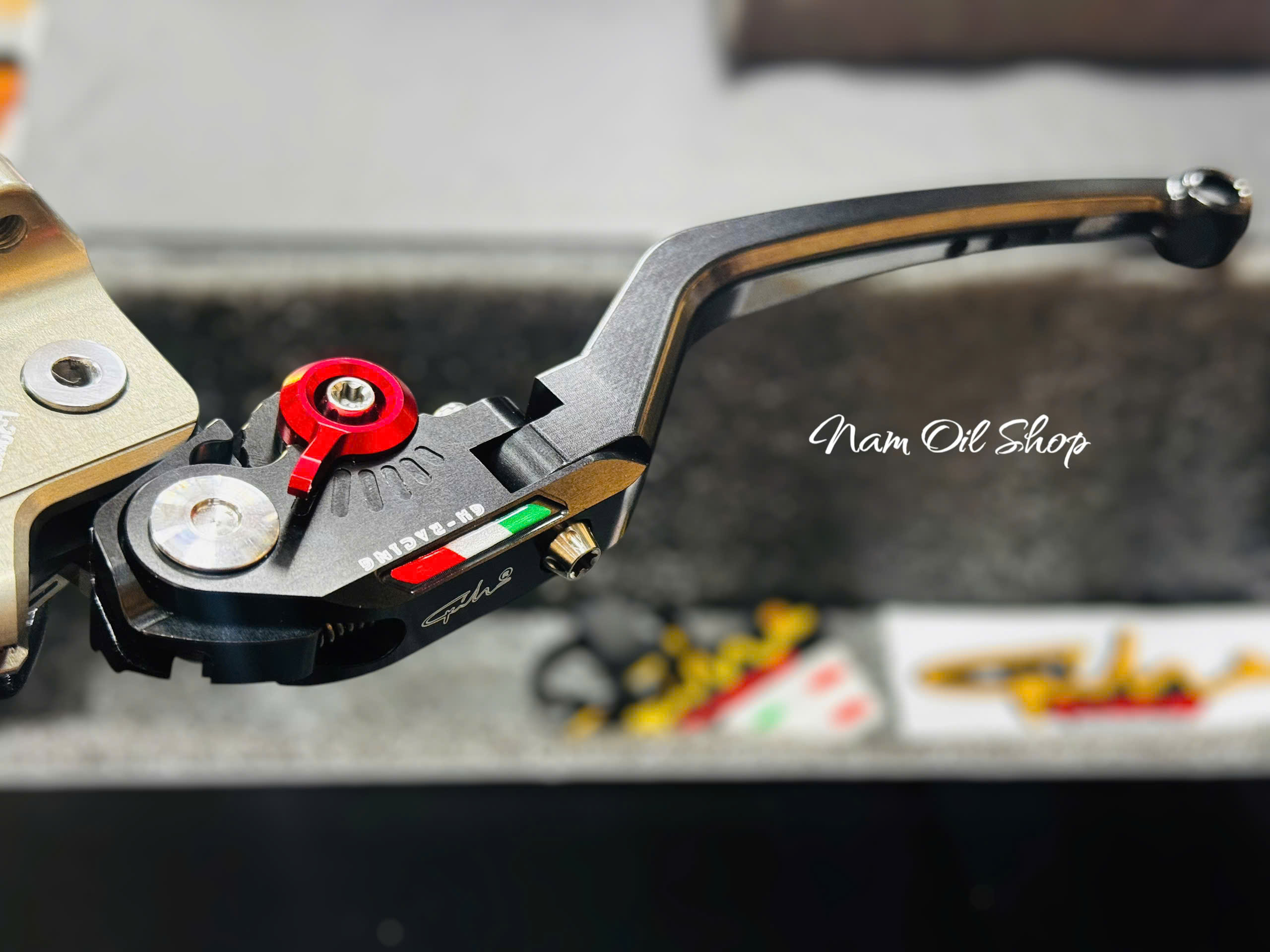Tay côn BILLET CNC GH RACING dùng cho xe côn tay và xe ga