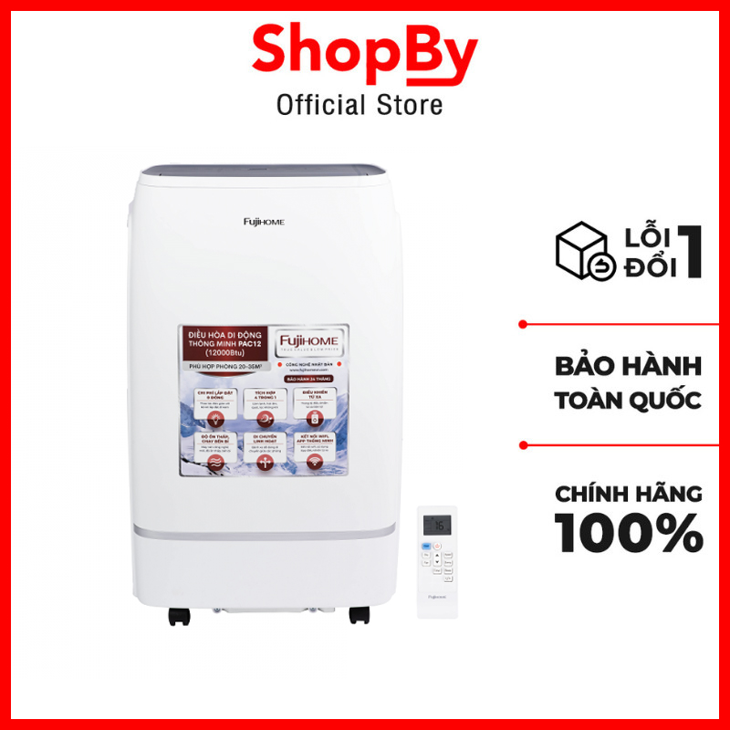 Điều hòa di động nhập khẩu fujihome pac12 máy lạnh đứng 12000btu làm lạnh nhanh - dễ di chuyển - bảo hành 2 năm