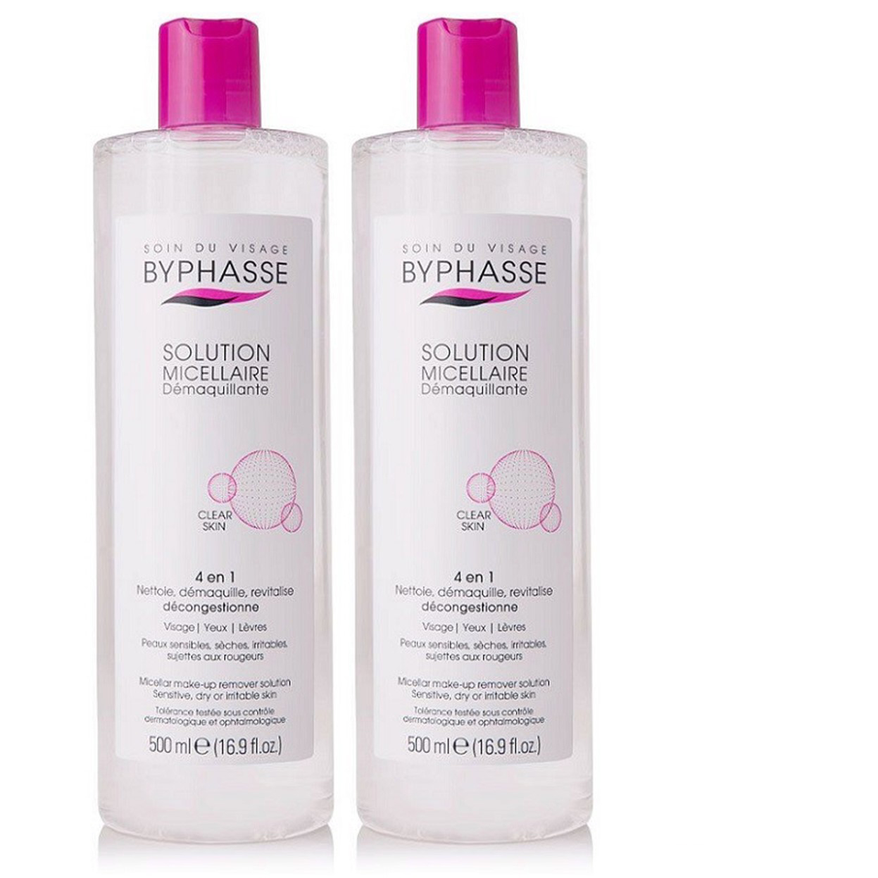 [HCM][CHÍNH HÃNG] Nước tẩy trang BYPHASSE solution micellaire face 500ml