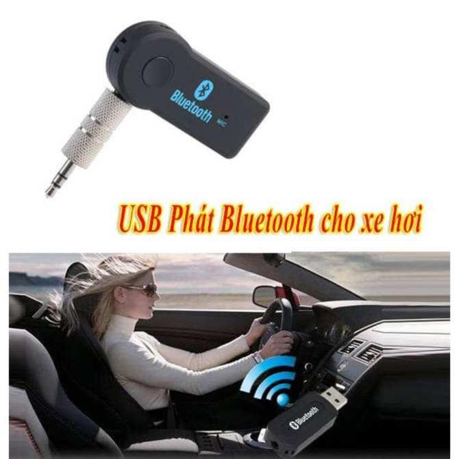 Usb tạo Bluetooth cho dàn âm thanh xe hơi amply loa Car Bluetooth (Đen)