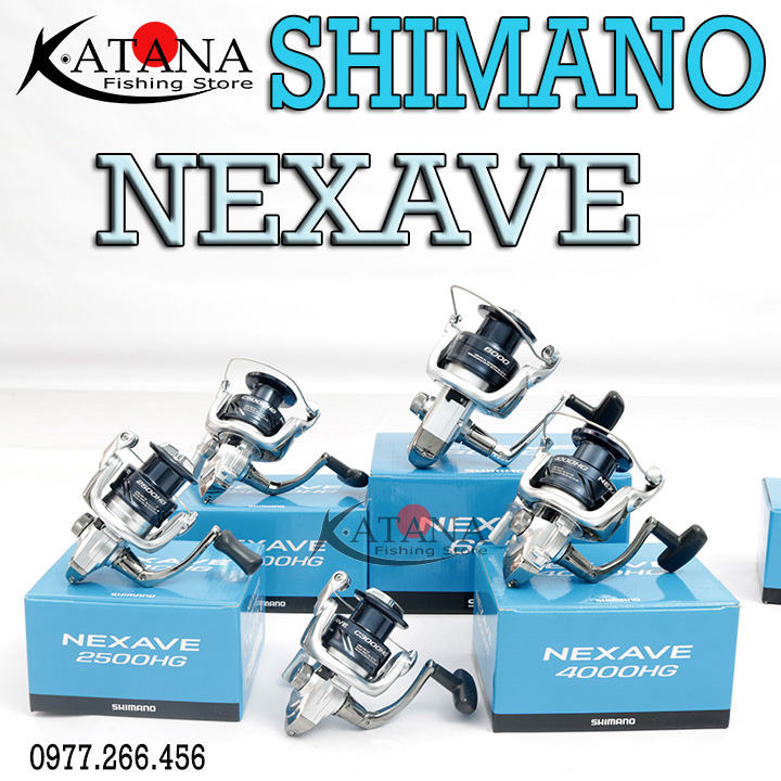 Máy câu shimano nexave 2500 3000 4000 5000 6000 8000