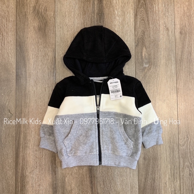 Áo khoác nỉ hoodie Next xuất dư xịn cho bé trai bé gái