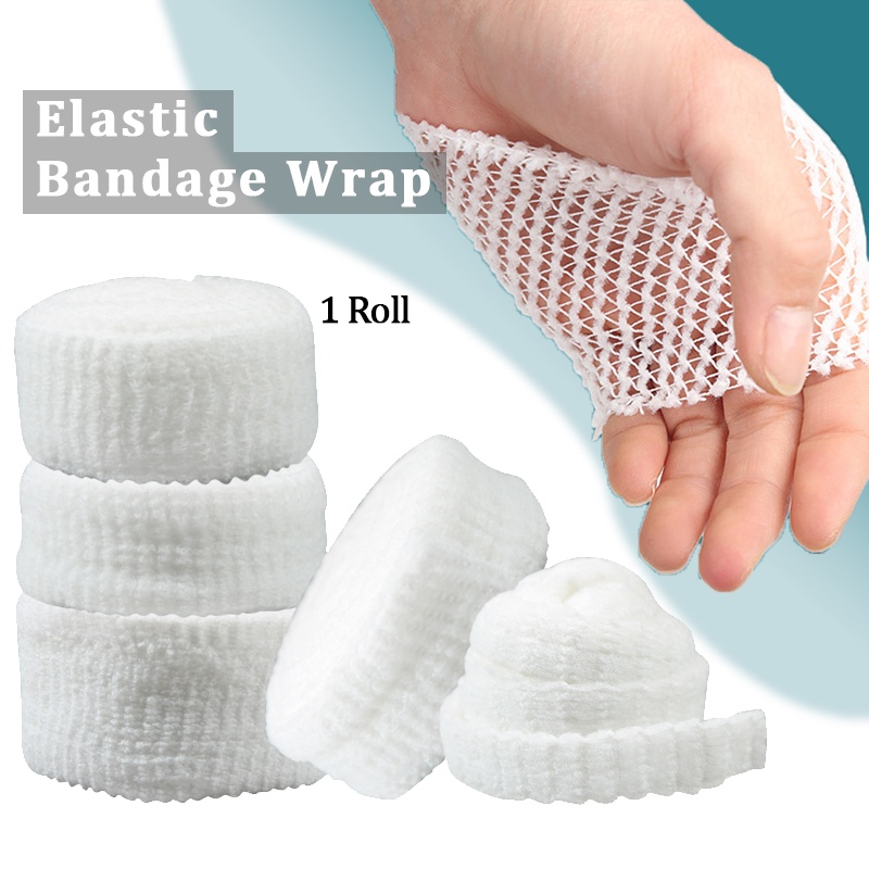 White Tubular Wound Roll Tape Finger Care Bandages Band Stretch Cover Tube