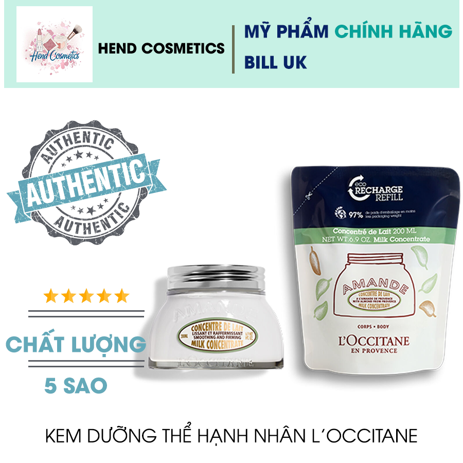 Kem dưỡng thể hạnh nhân Loccitane / L’Occitane Almond Milk Concentrate